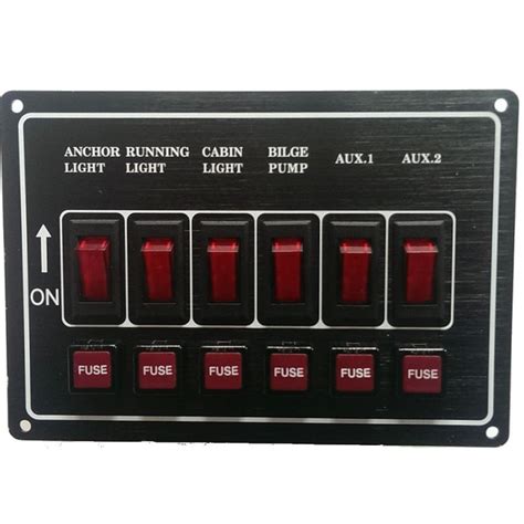 electrical switch panel box|12v switch panels.